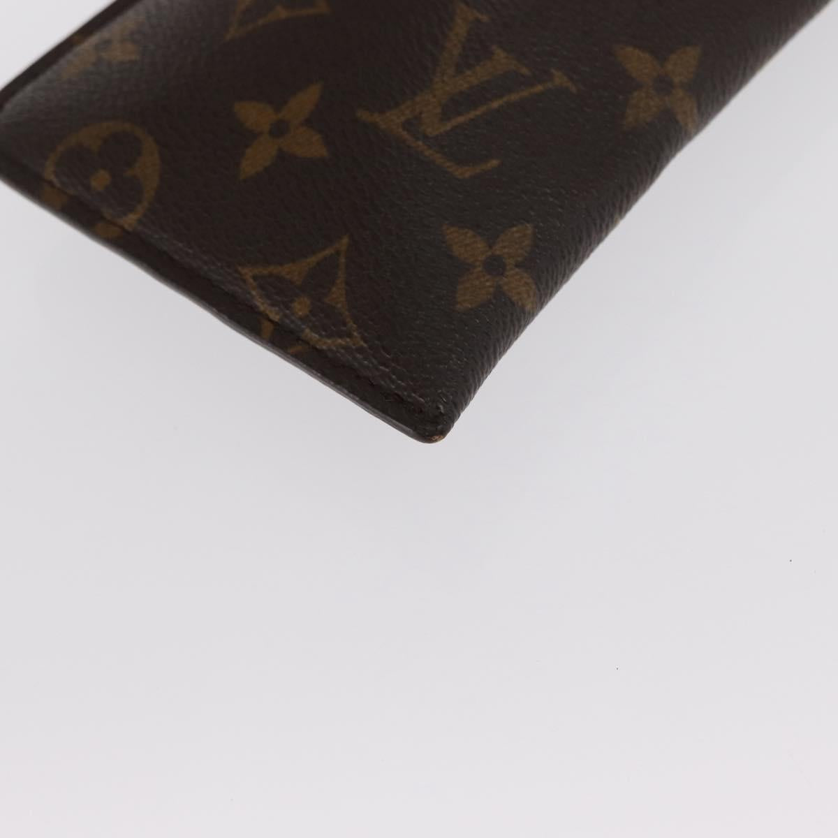 LOUIS VUITTON Monogram Etui Lunette MM Glasses Case M66544 LV Auth 168189