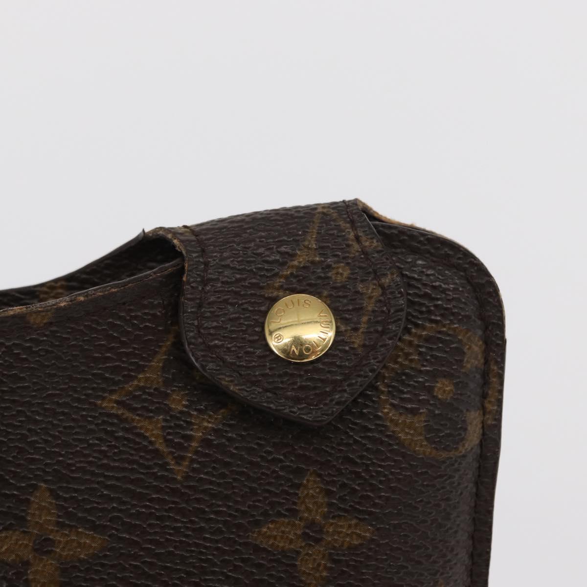 LOUIS VUITTON Monogram Etui Lunette MM Glasses Case M66544 LV Auth 168189