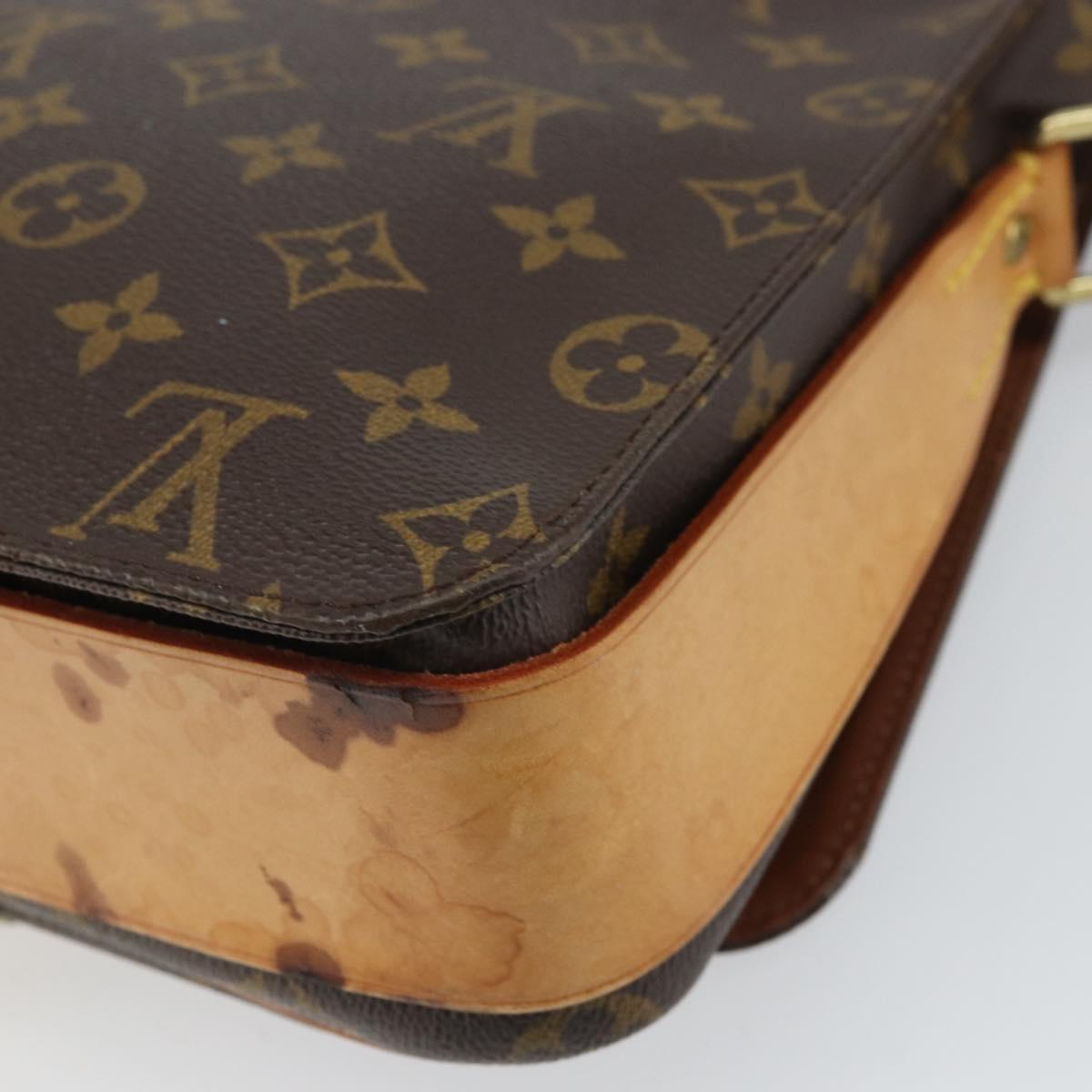 LOUIS VUITTON Monogram Cartouchiere GM Shoulder Bag M51252 LV Auth 168230