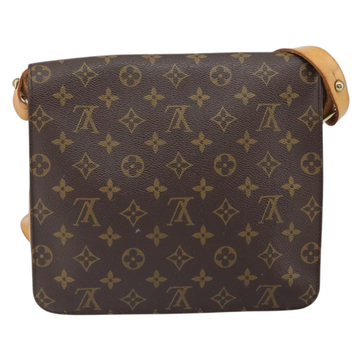 LOUIS VUITTON Monogram Cartouchiere GM Shoulder Bag M51252 LV Auth 168230