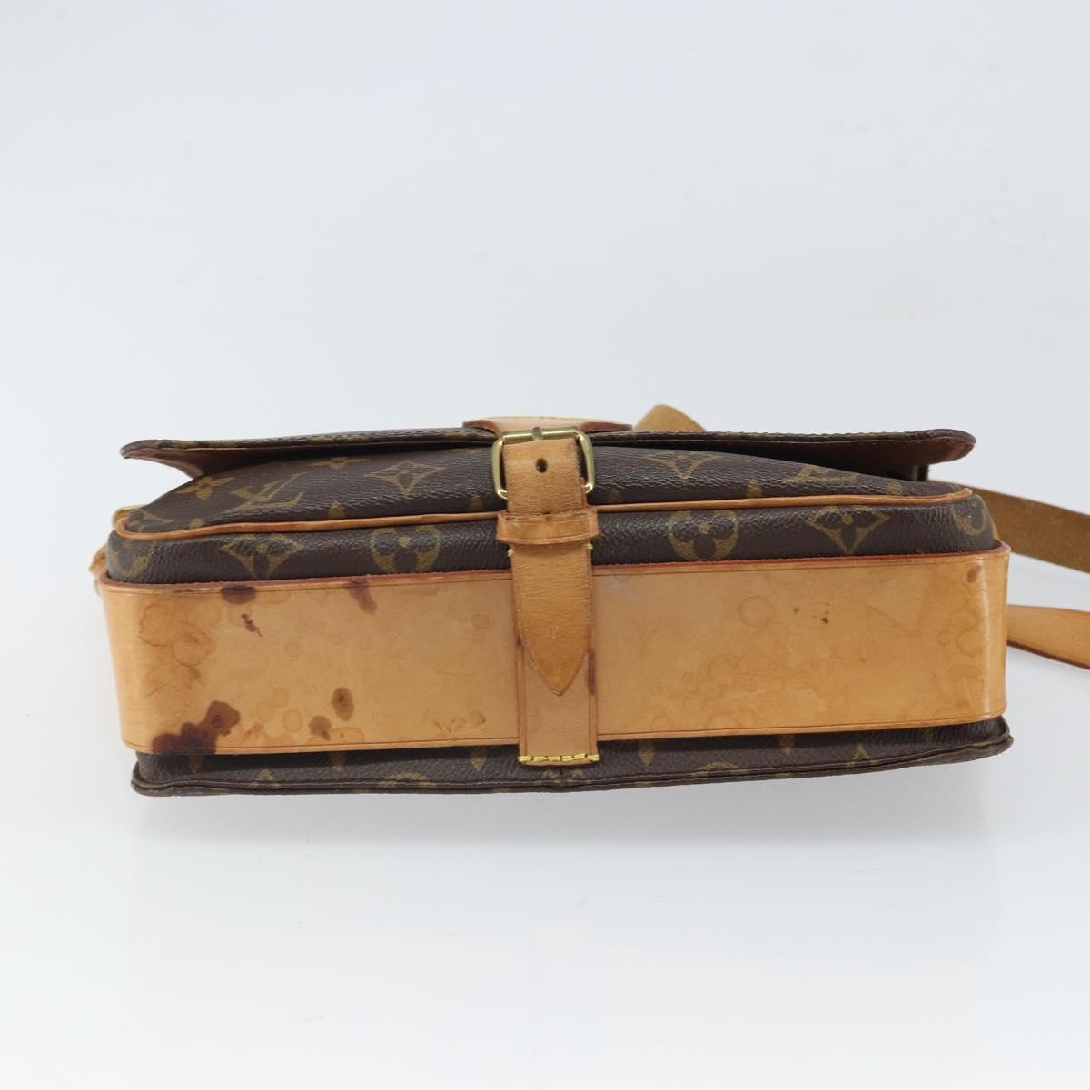 LOUIS VUITTON Monogram Cartouchiere GM Shoulder Bag M51252 LV Auth 168230