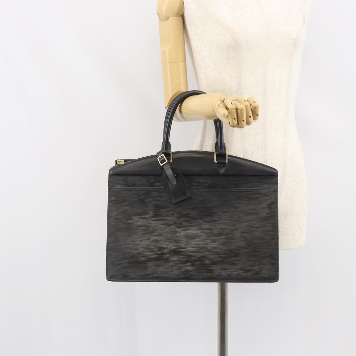 LOUIS VUITTON Epi Riviera Hand Bag Noir Black M48182 LV Auth 168232
