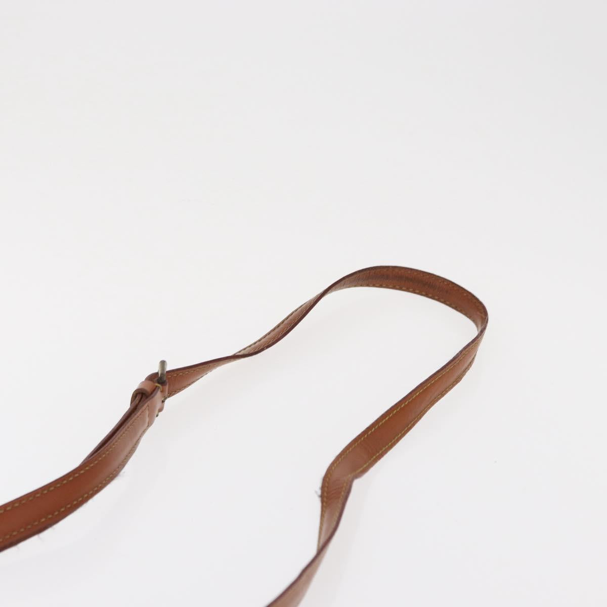 LOUIS VUITTON Epi Porte Documents Bandouliere Zipangu Gold M54468 LV Auth 168237