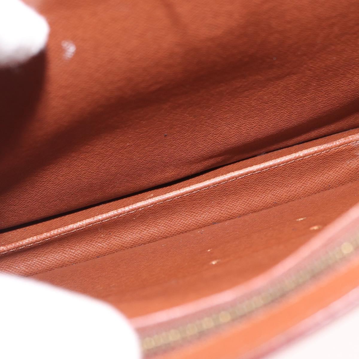LOUIS VUITTON Epi Porte Documents Bandouliere Zipangu Gold M54468 LV Auth 168237