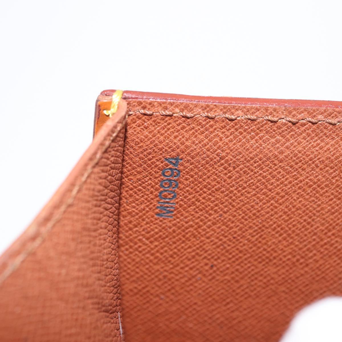 LOUIS VUITTON Epi Porte Documents Bandouliere Zipangu Gold M54468 LV Auth 168237