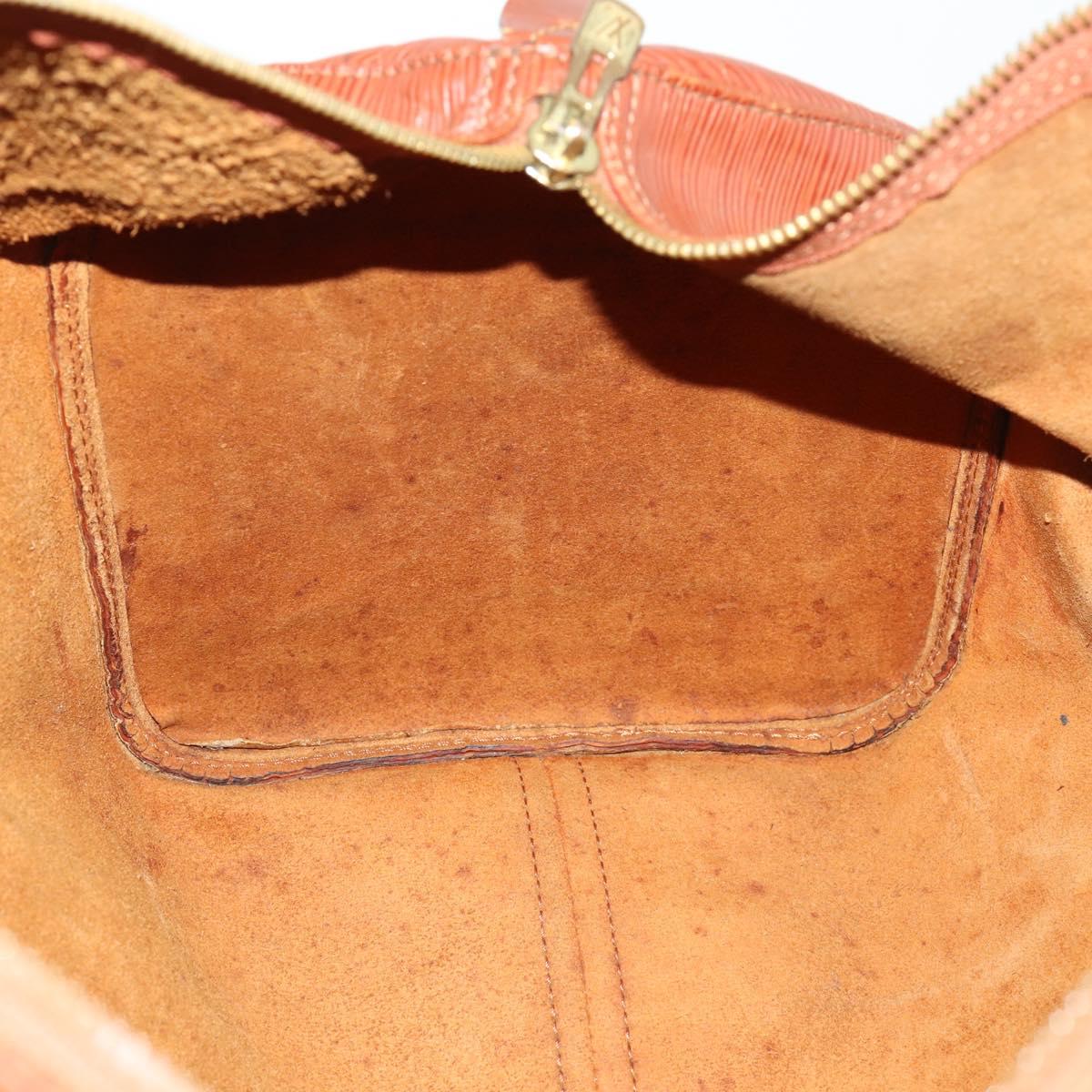 LOUIS VUITTON Epi Keepall 50 Boston Bag Brown M42968 LV Auth 168240