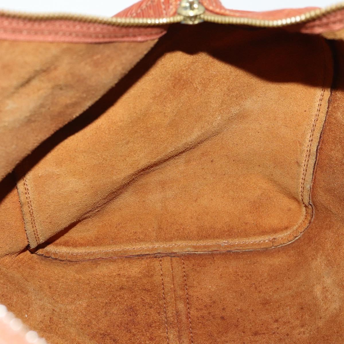 LOUIS VUITTON Epi Keepall 50 Boston Bag Brown M42968 LV Auth 168240