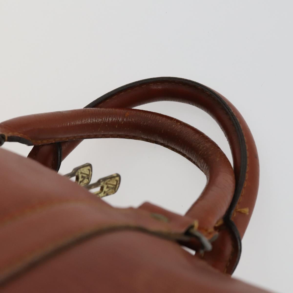 LOUIS VUITTON Epi Keepall 50 Boston Bag Brown M42968 LV Auth 168240