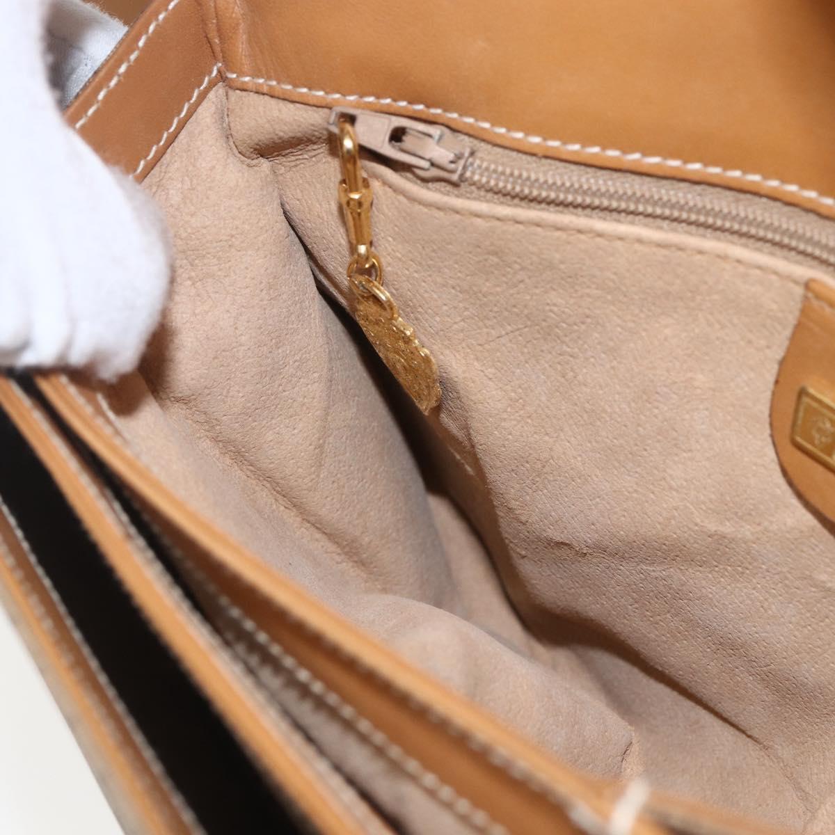 GUCCI Micro GG Supreme Shoulder Bag PVC Beige Gold 001 406 1780 Auth 168242