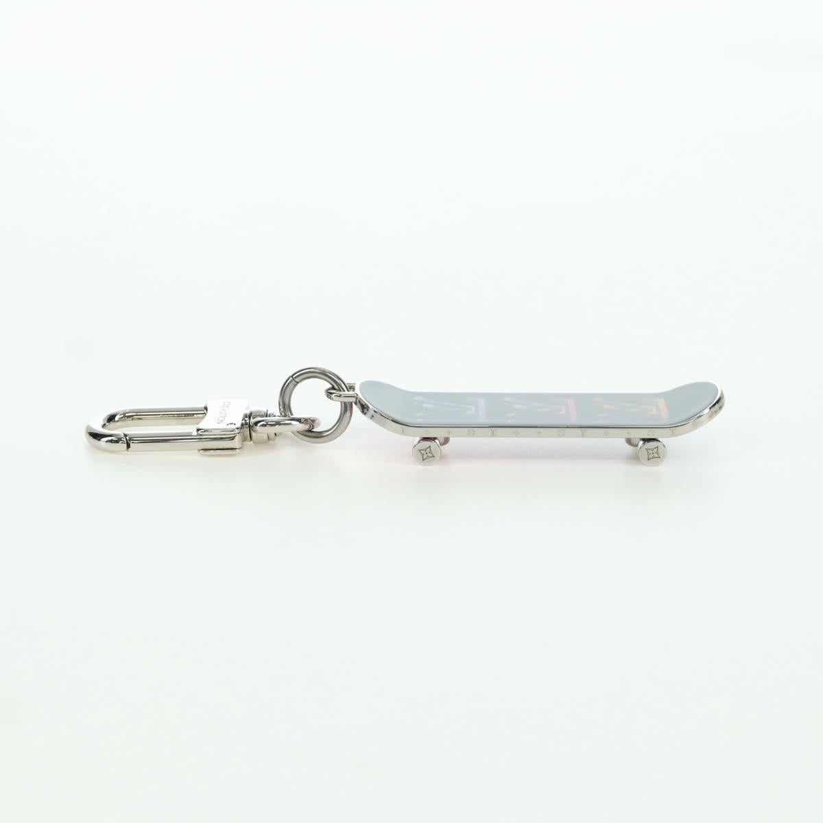 LOUIS VUITTON Bijoux Sac Skate Board Charm metal Silver tone MP3269 Auth 168252M