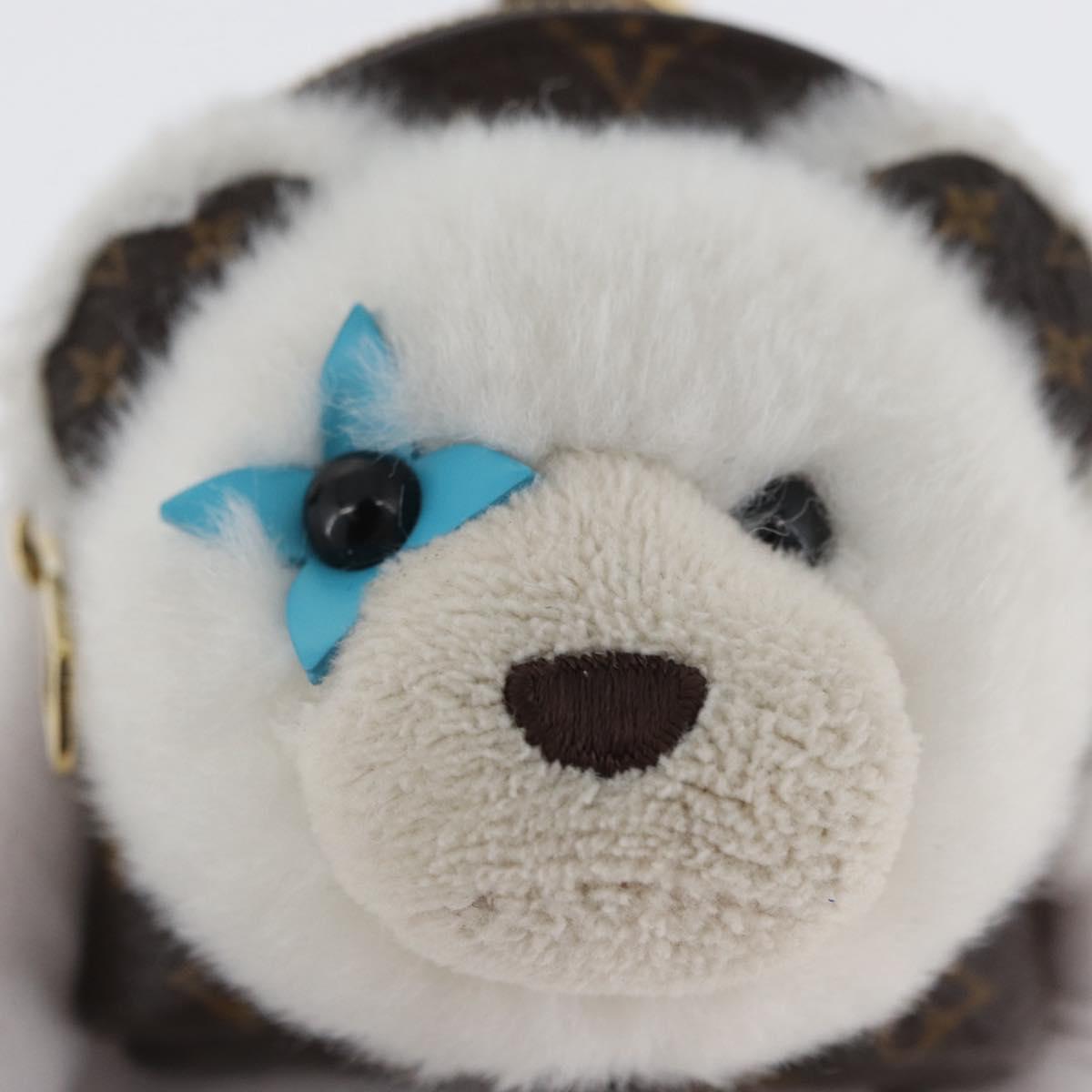LOUIS VUITTON Monogram Adorable Bear Charm M02128 LV Auth 168254SAM