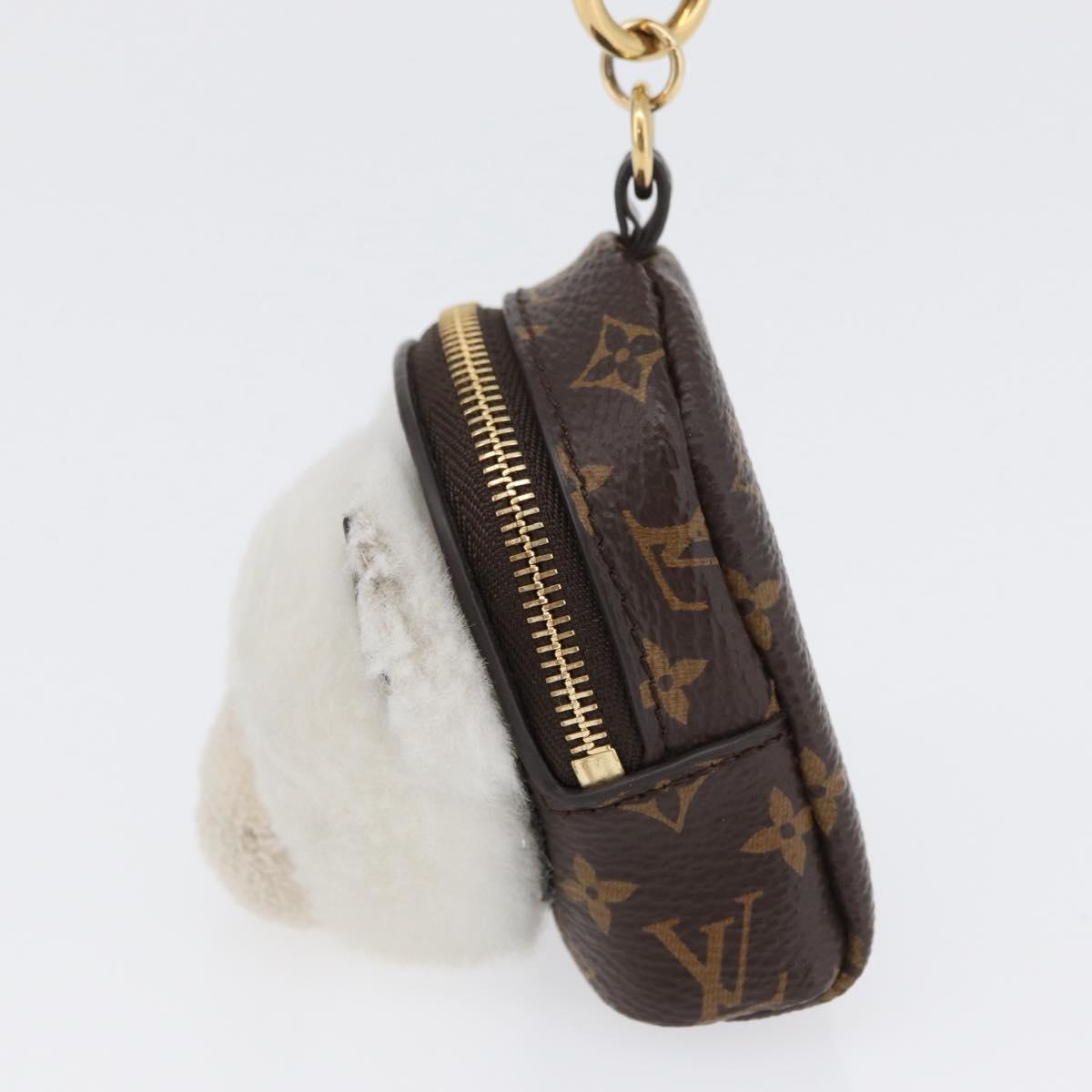 LOUIS VUITTON Monogram Adorable Bear Charm M02128 LV Auth 168254SAM