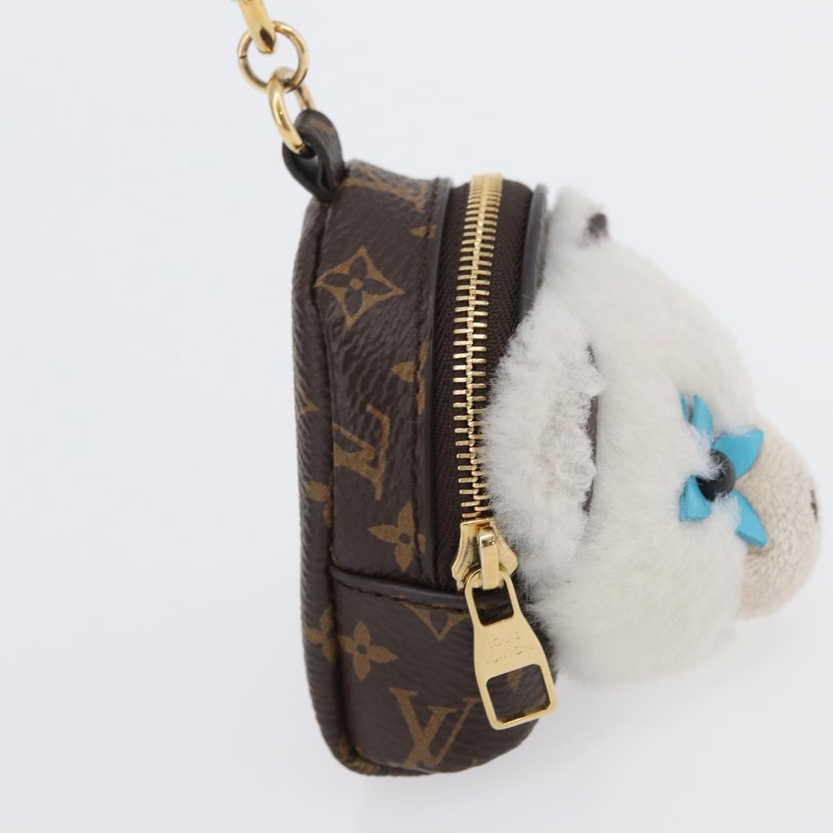 LOUIS VUITTON Monogram Adorable Bear Charm M02128 LV Auth 168254SAM