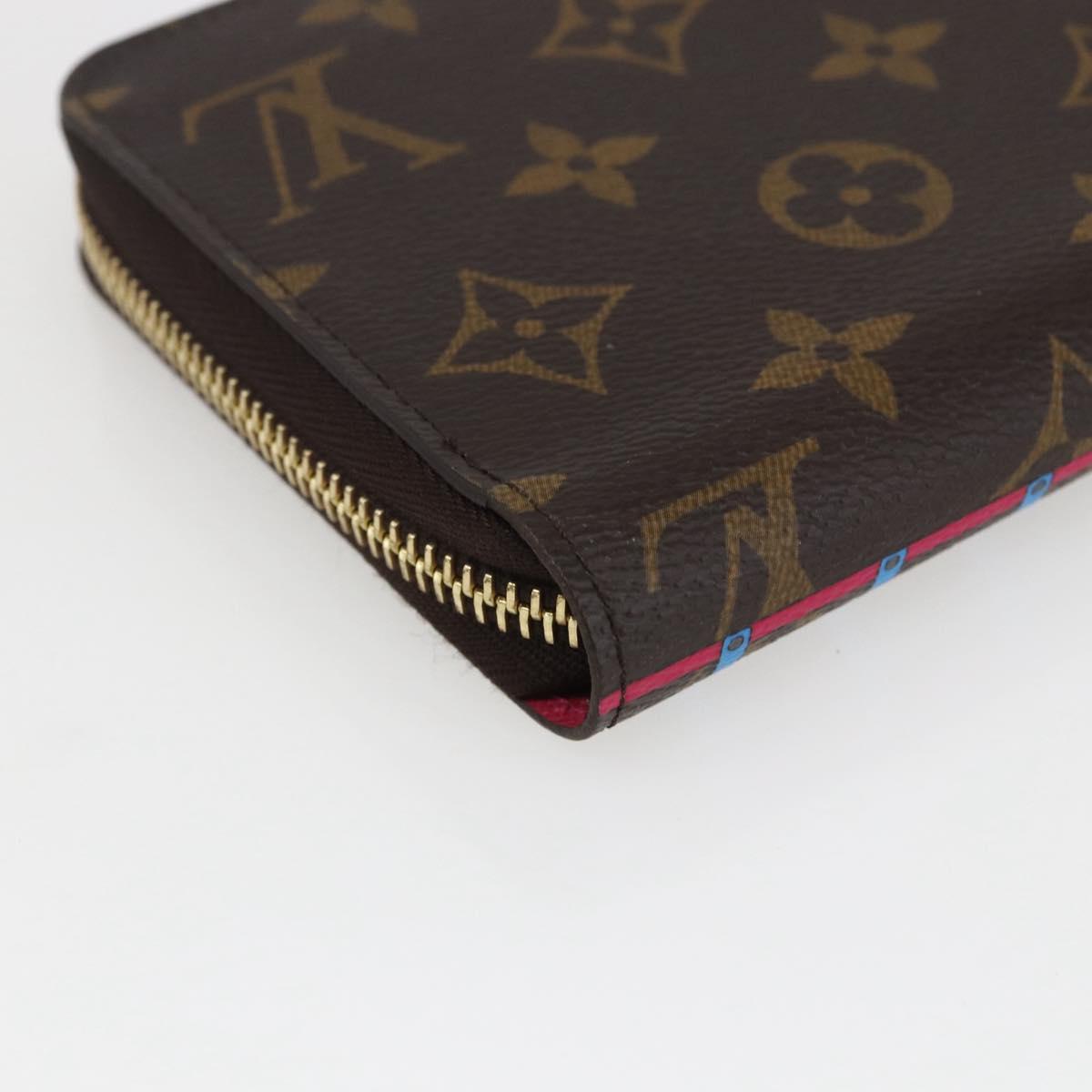LOUIS VUITTON Monogram Vivienne Zippy Wallet Long Wallet M69750 Auth 168259SAM