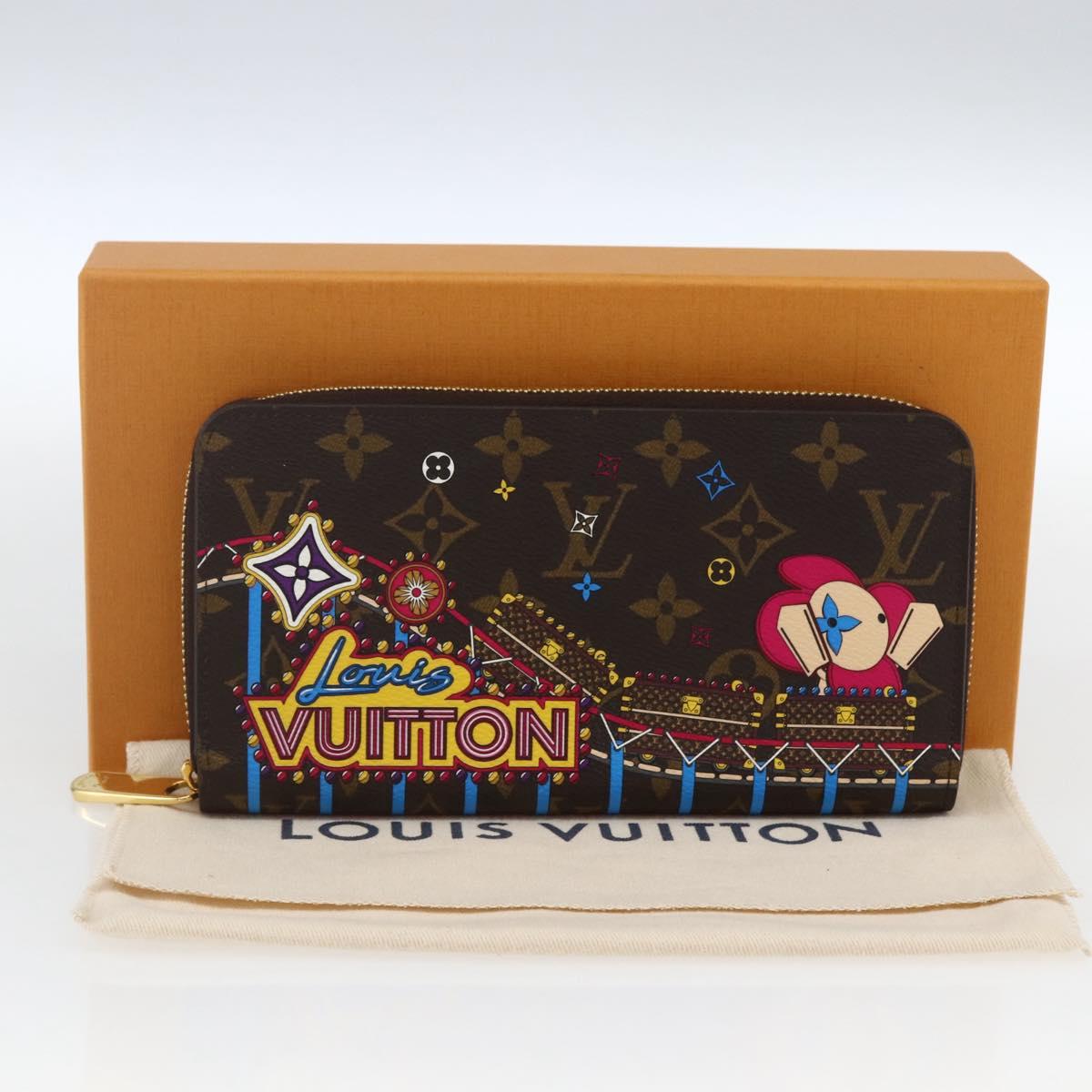 LOUIS VUITTON Monogram Vivienne Zippy Wallet Long Wallet M69750 Auth 168259SAM