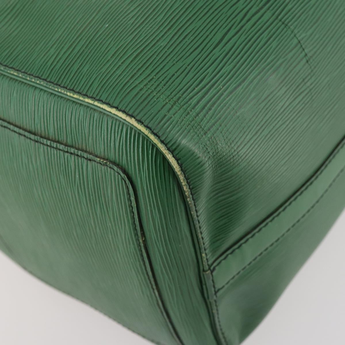 LOUIS VUITTON Epi Keepall 45 Boston Bag Green M42974 LV Auth 168281