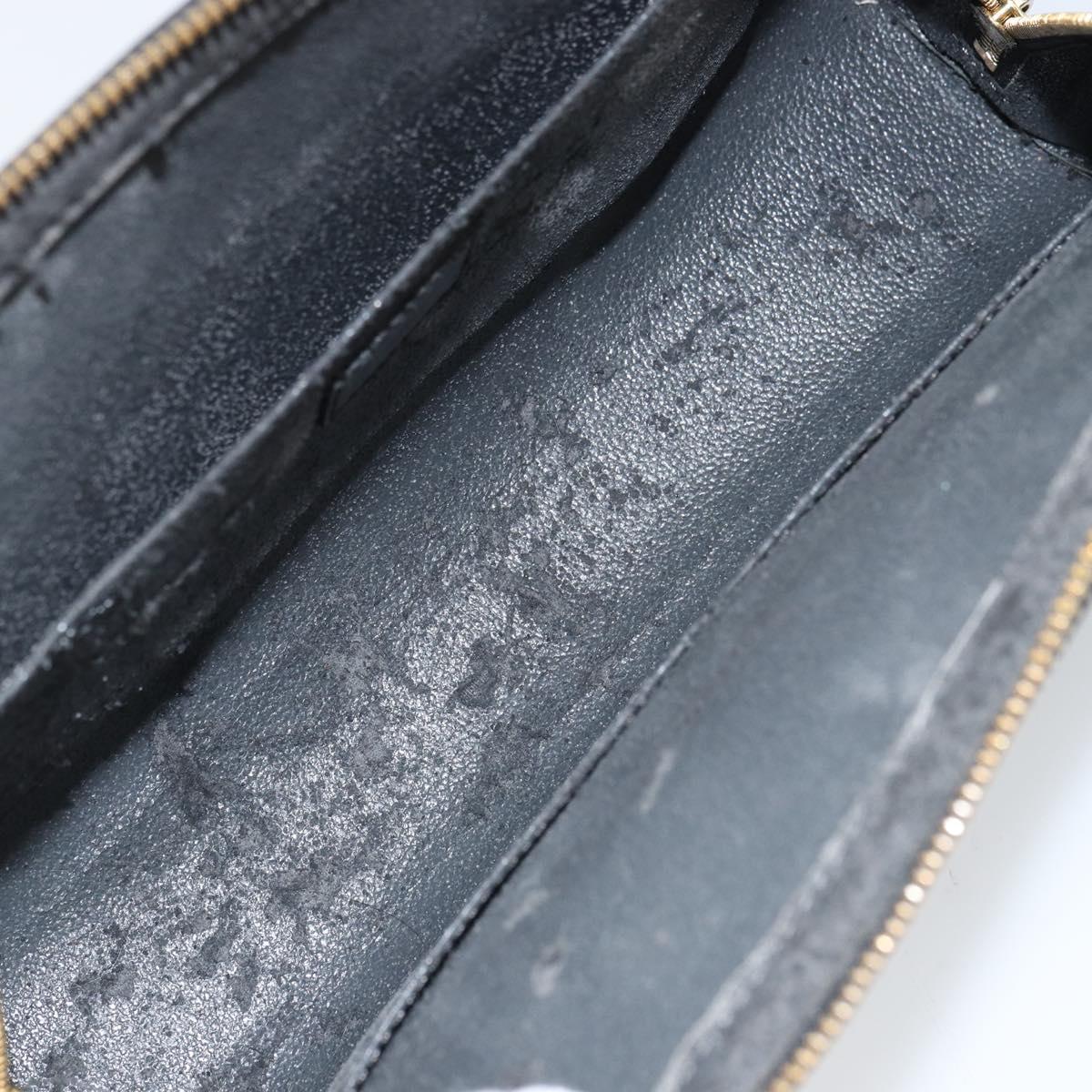 LOUIS VUITTON Epi Dauphine GM Cosmetic Pouch Black M48432 LV Auth 168282