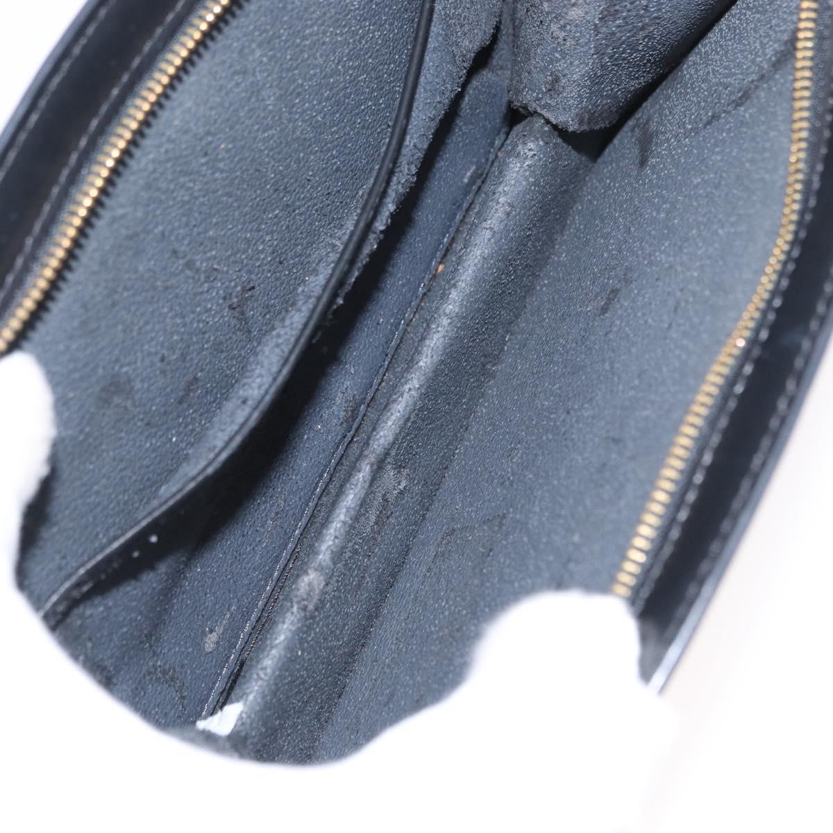 LOUIS VUITTON Epi Trousse Crete Pouch Black M48402 LV Auth 168283