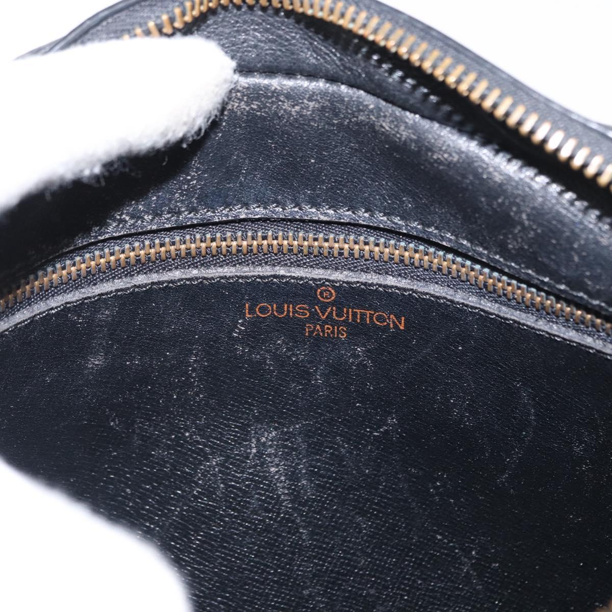 LOUIS VUITTON Epi Jeune Fille MM Shoulder Bag Black M52152 LV Auth 168284