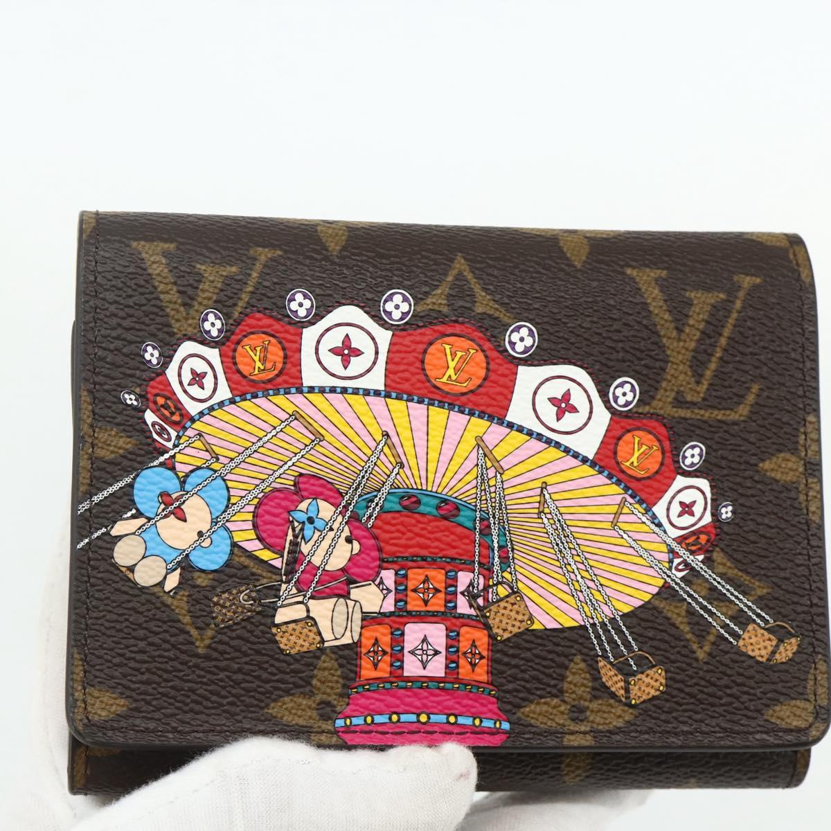 LOUIS VUITTON Monogram Vivienne Portefeuille Victorine Pink M69754 Auth 168298M