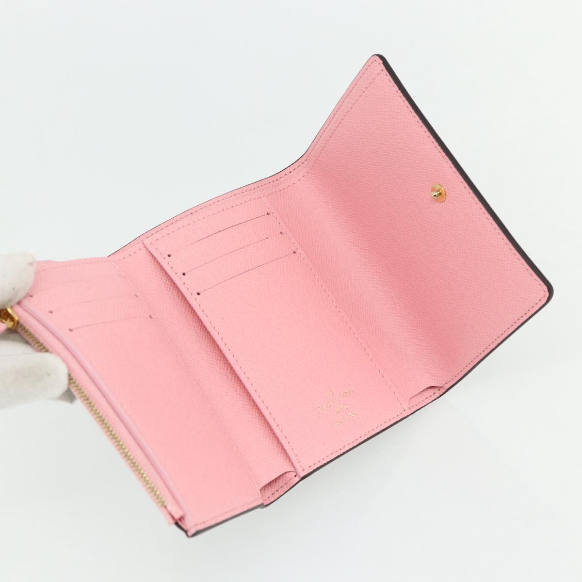 LOUIS VUITTON Monogram Vivienne Portefeuille Victorine Pink M69754 Auth 168298M