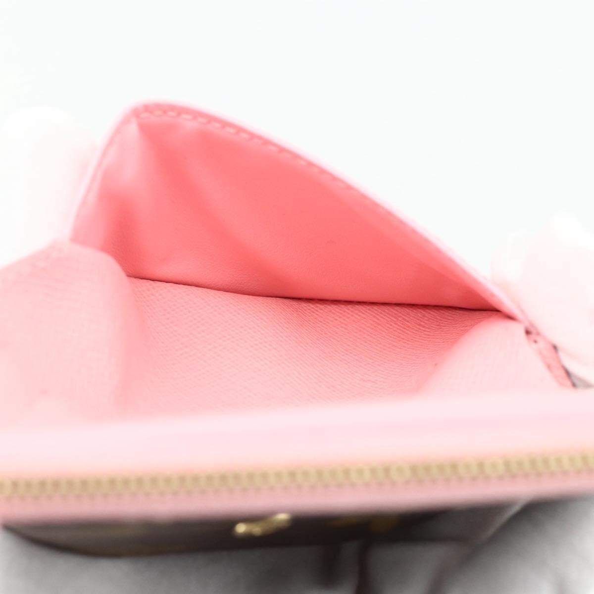 LOUIS VUITTON Monogram Vivienne Portefeuille Victorine Pink M69754 Auth 168298M
