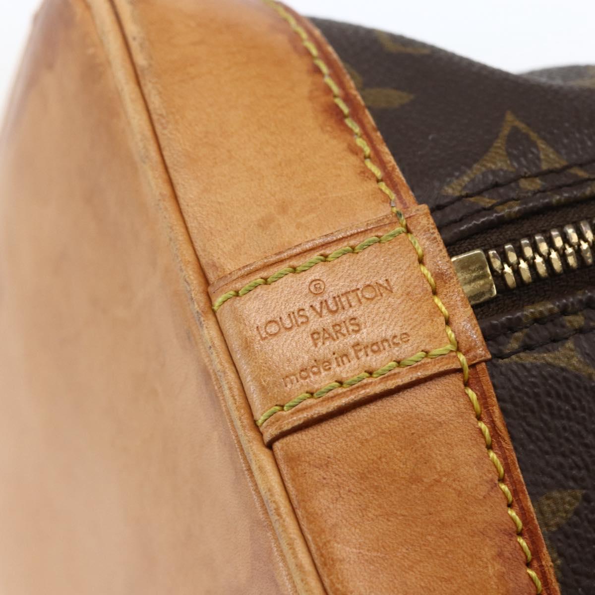 LOUIS VUITTON Monogram Alma Hand Bag M51130 LV Auth 168340