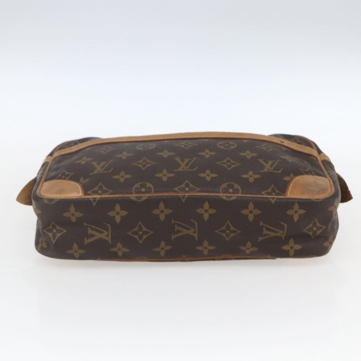 LOUIS VUITTON Monogram Compiegne 28 Clutch Bag M51845 LV Auth 168345