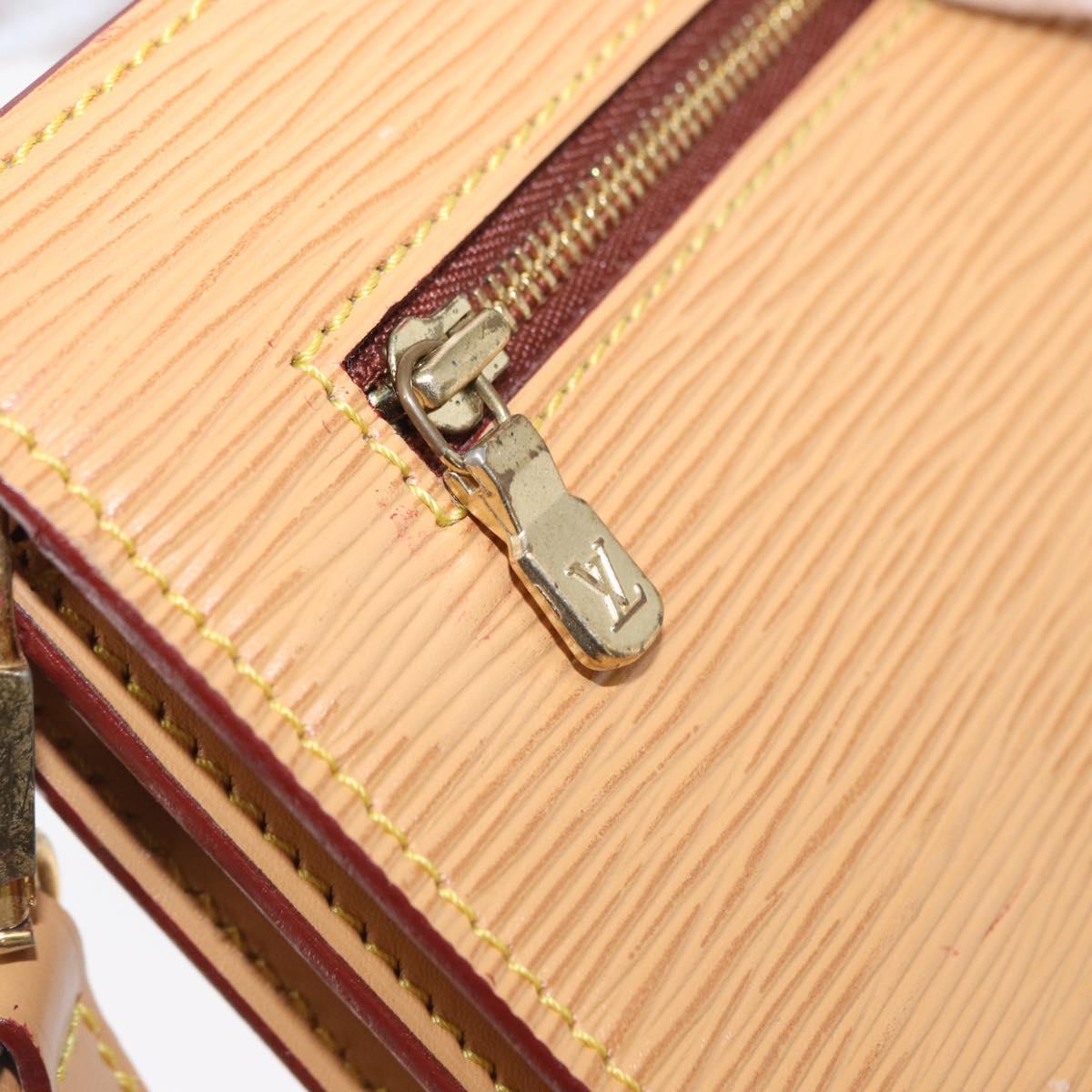 LOUIS VUITTON Epi Angian Shoulder Bag Beige M52116 LV Auth 168364