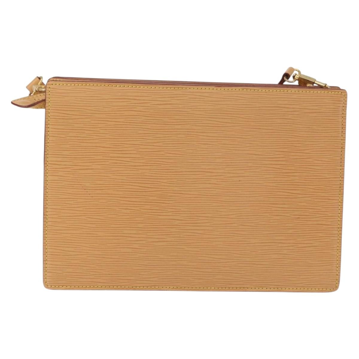 LOUIS VUITTON Epi Angian Shoulder Bag Beige M52116 LV Auth 168364