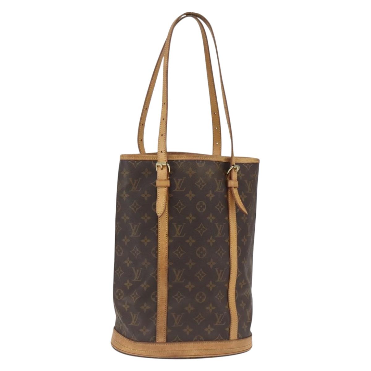LOUIS VUITTON Monogram Bucket GM Shoulder Bag M42236 LV Auth 168368