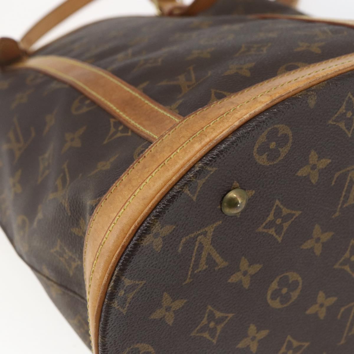 LOUIS VUITTON Monogram Bucket GM Shoulder Bag M42236 LV Auth 168368