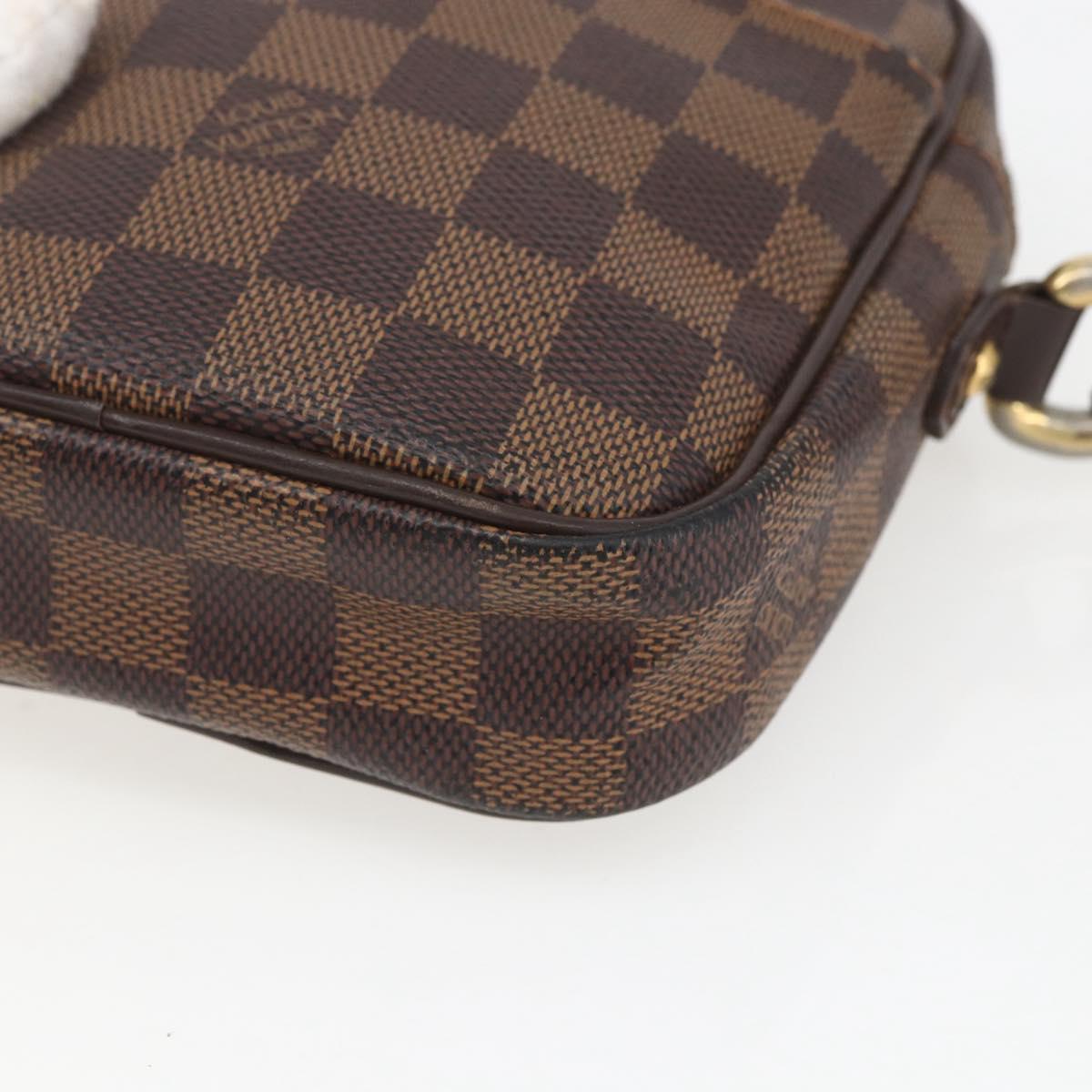 LOUIS VUITTON Damier Ebene Lift Shoulder Bag N60009 LV Auth 168376