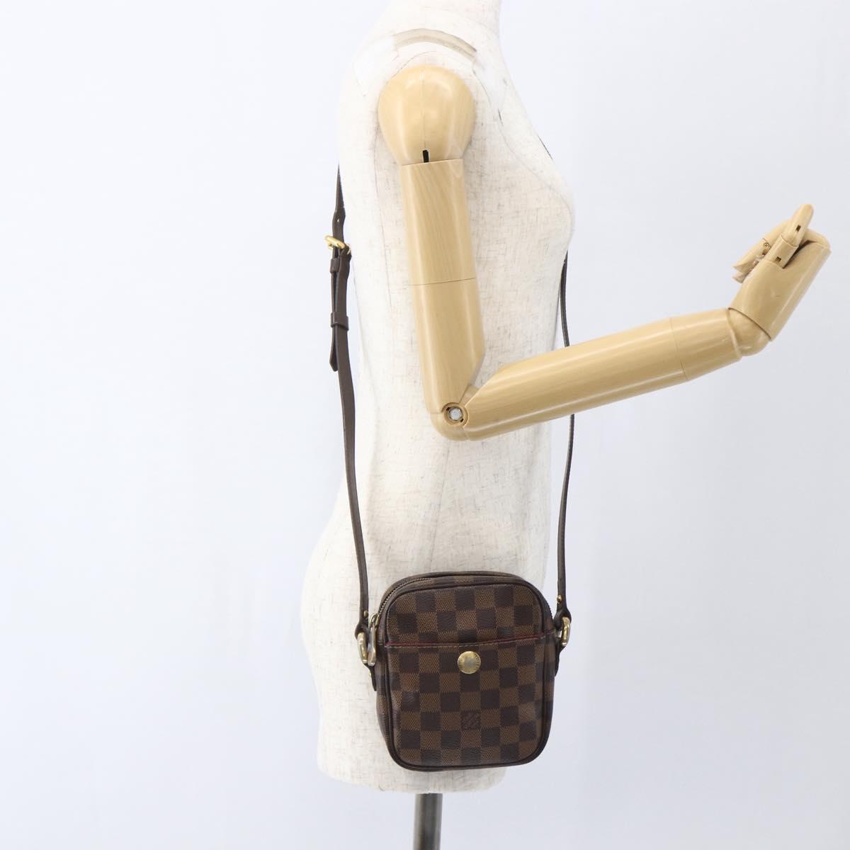 LOUIS VUITTON Damier Ebene Lift Shoulder Bag N60009 LV Auth 168376