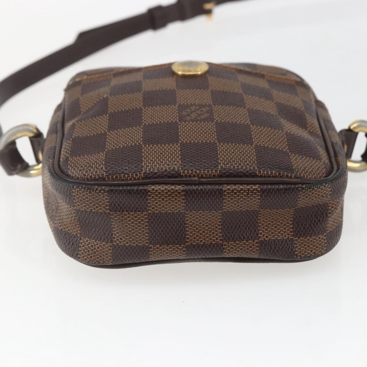 LOUIS VUITTON Damier Ebene Lift Shoulder Bag N60009 LV Auth 168376