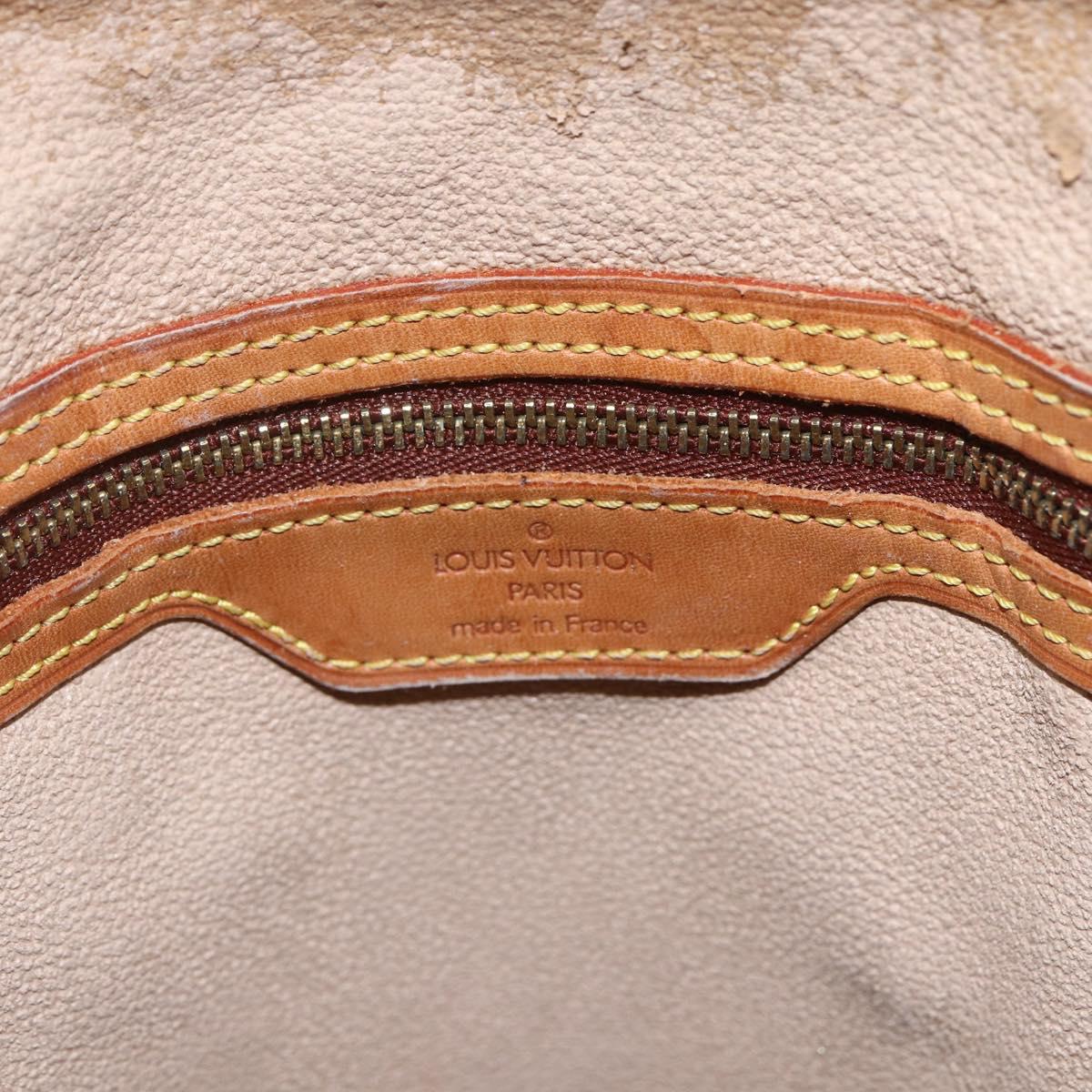 LOUIS VUITTON Monogram Bucket GM Shoulder Bag M42236 LV Auth 168384