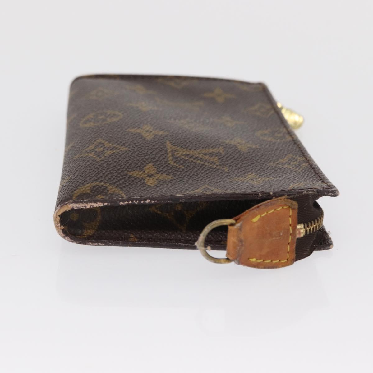 LOUIS VUITTON Monogram Bucket PM Accessory Pouch LV Auth 168392