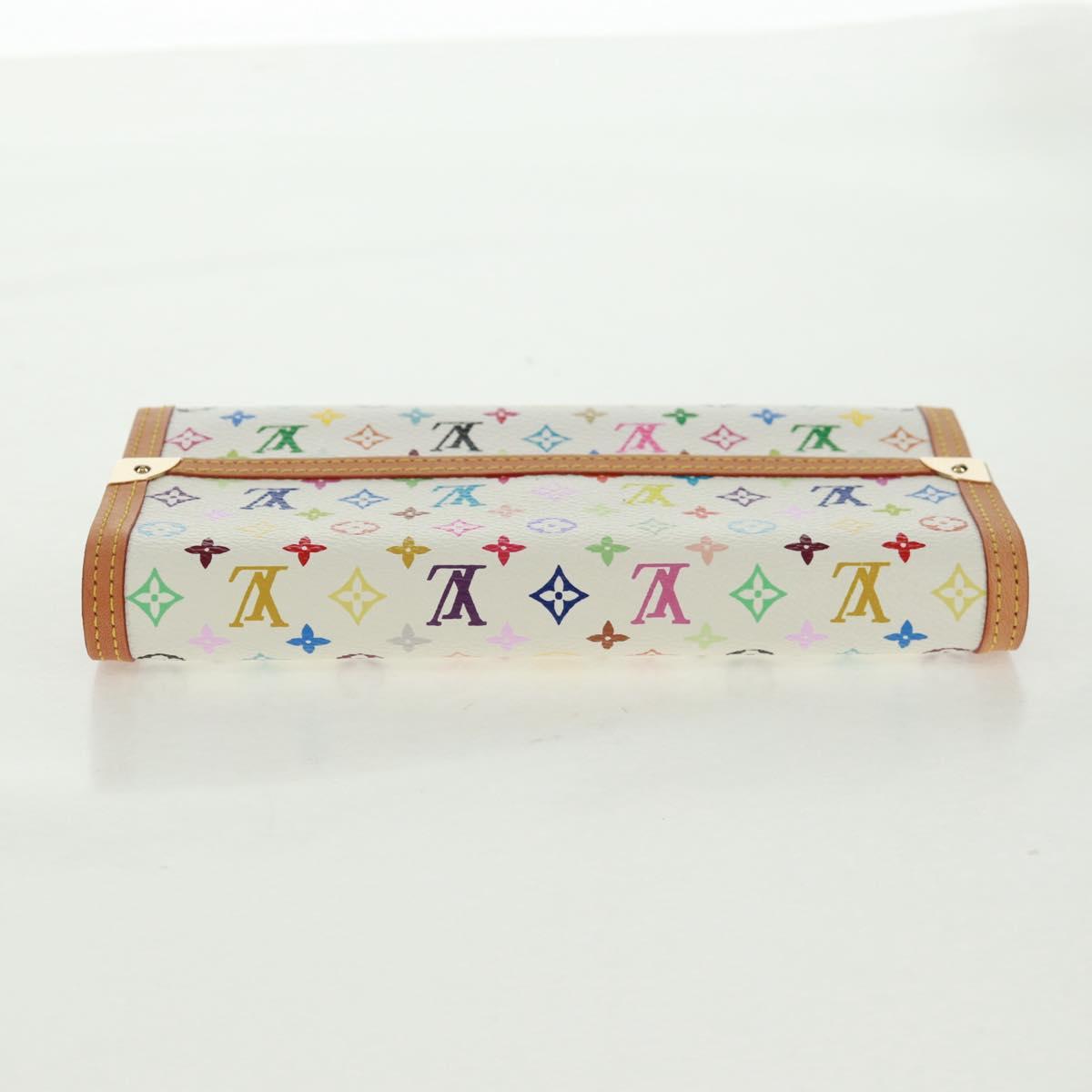 LOUIS VUITTON Multicolor Porte Tresor International Wallet M92659 Auth 168396SAV
