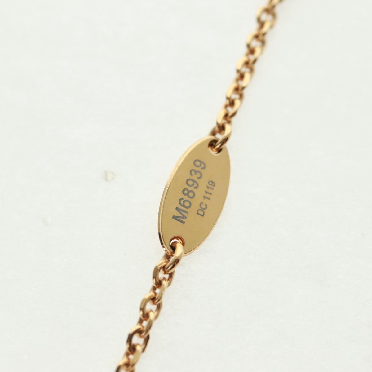 LOUIS VUITTON Nanogram Whistle Necklace metal Gold Tone M68939 LV Auth 168397M