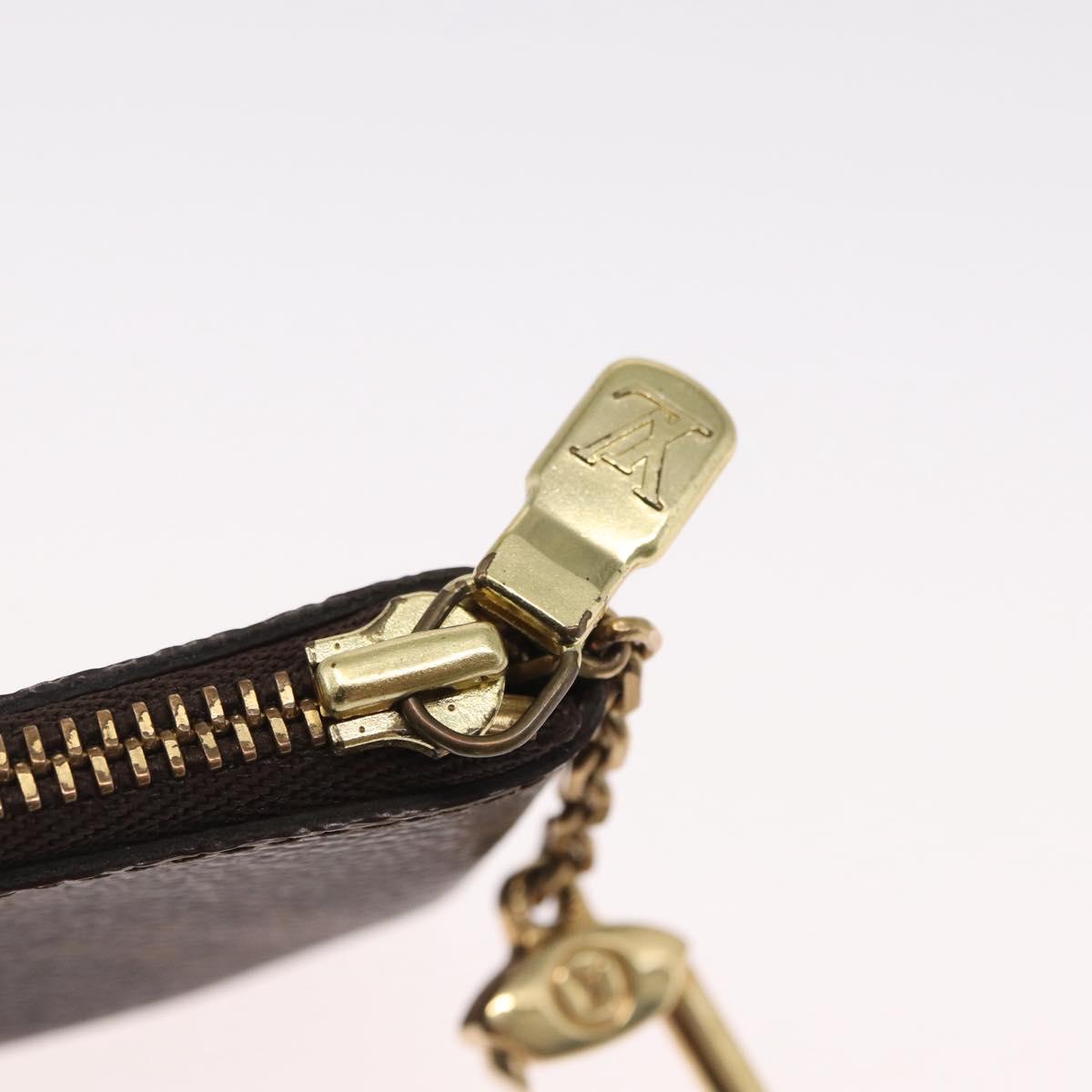 LOUIS VUITTON Monogram Pochette Cles Coin Purse M60033 LV Auth 168399