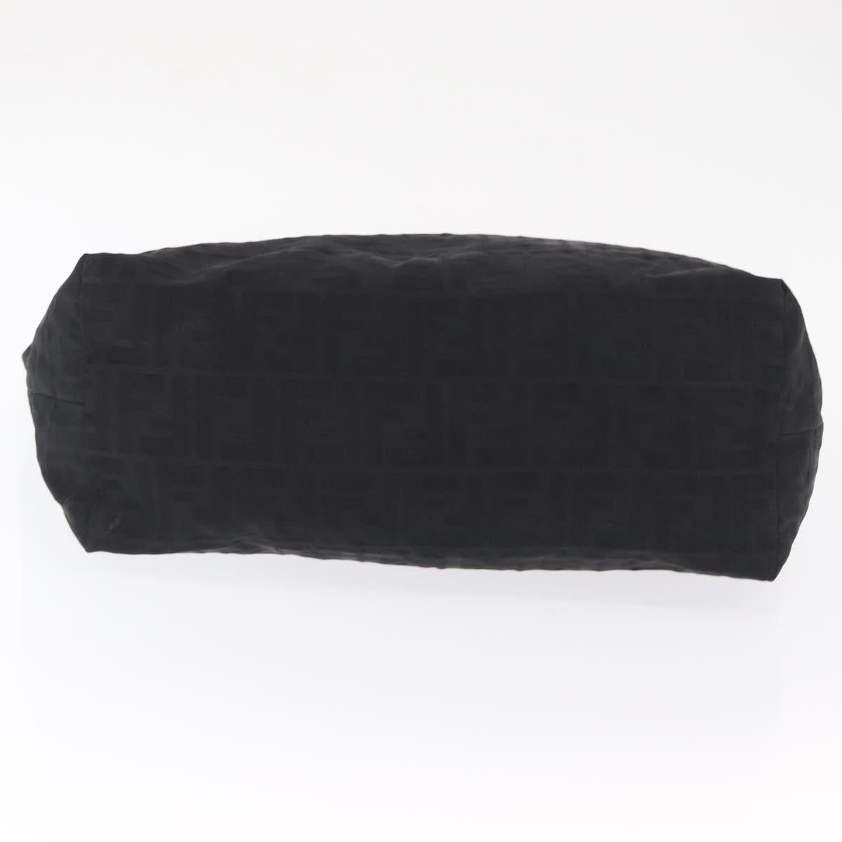 FENDI Zucca Canvas Tote Bag Black Auth 168423