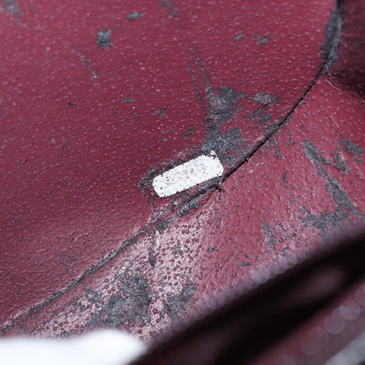 CHANEL Half Moon Chain Shoulder Bag Lamb Skin Black Gold CC Auth 168431