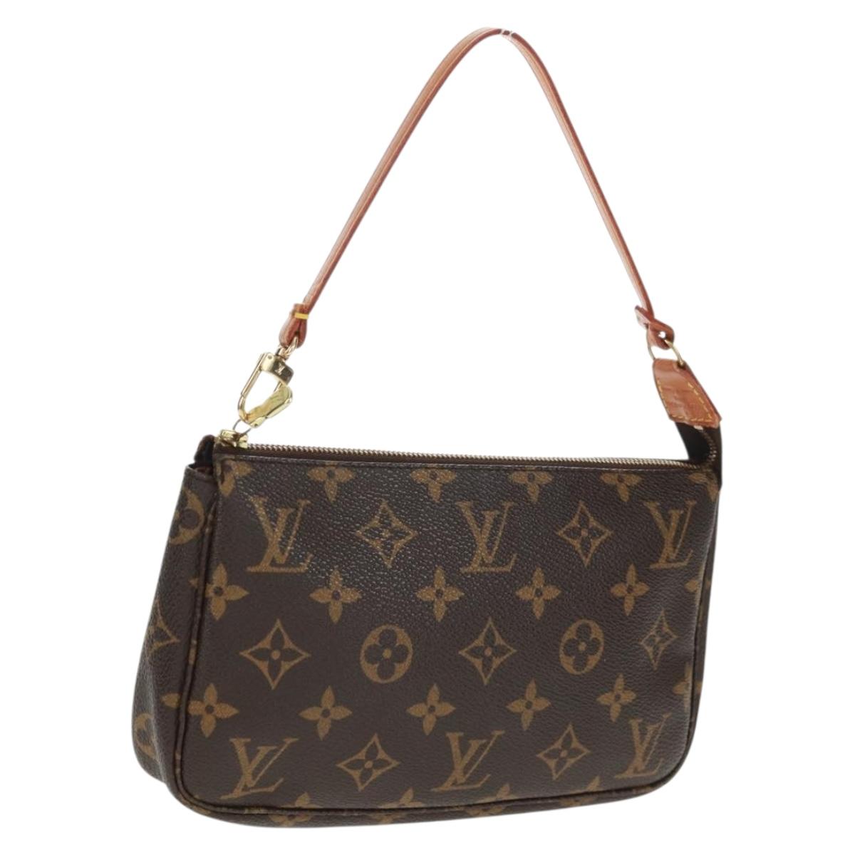 LOUIS VUITTON Monogram Pochette Accessoires Pouch M51980 LV Auth 168445