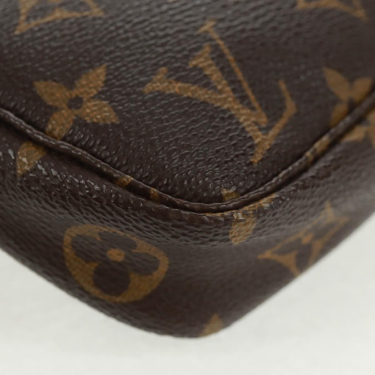 LOUIS VUITTON Monogram Pochette Accessoires Pouch M51980 LV Auth 168445