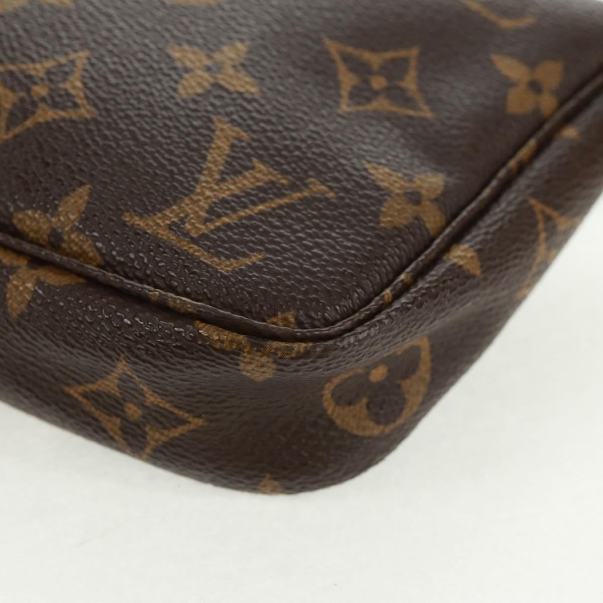 LOUIS VUITTON Monogram Pochette Accessoires Pouch M51980 LV Auth 168445