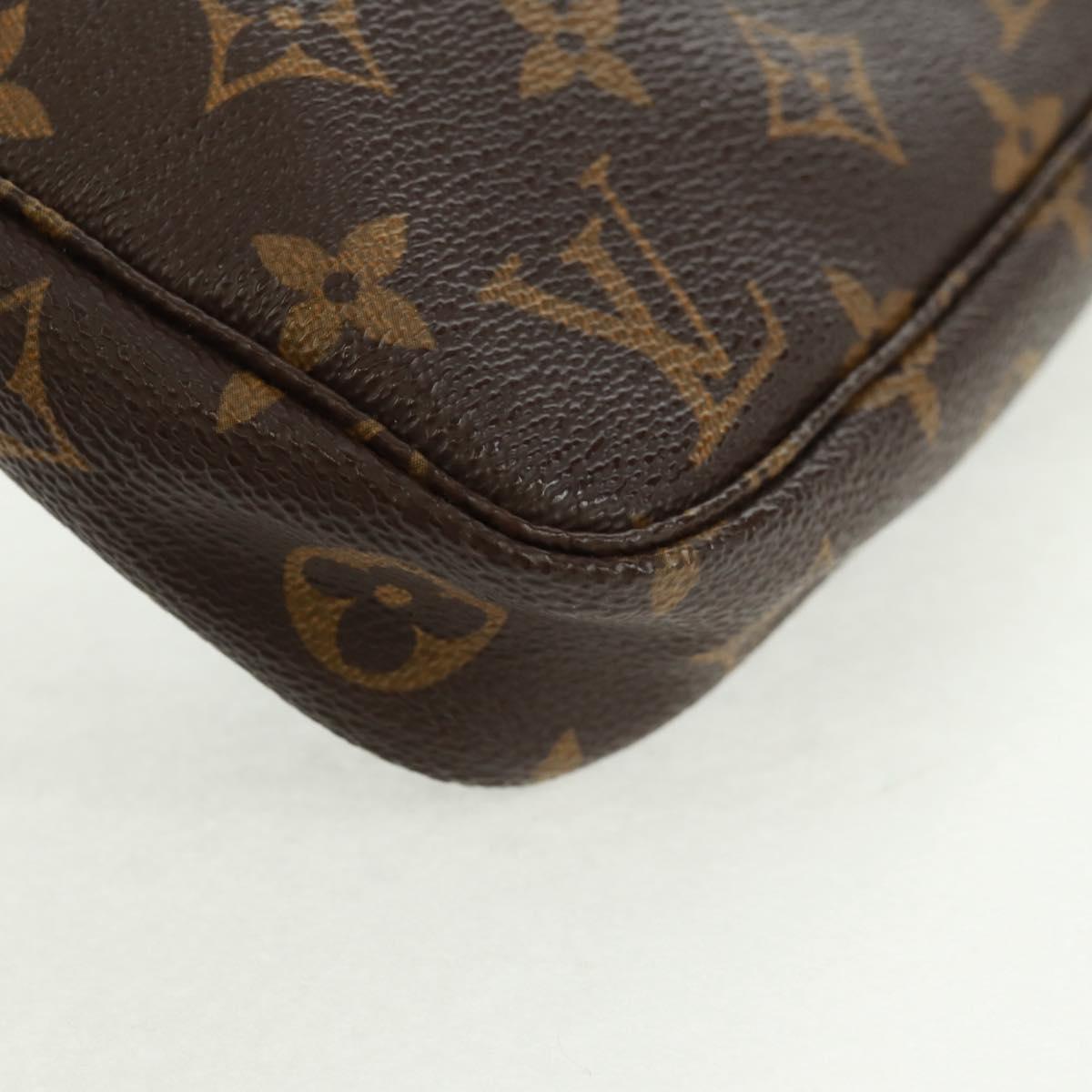 LOUIS VUITTON Monogram Pochette Accessoires Pouch M51980 LV Auth 168445