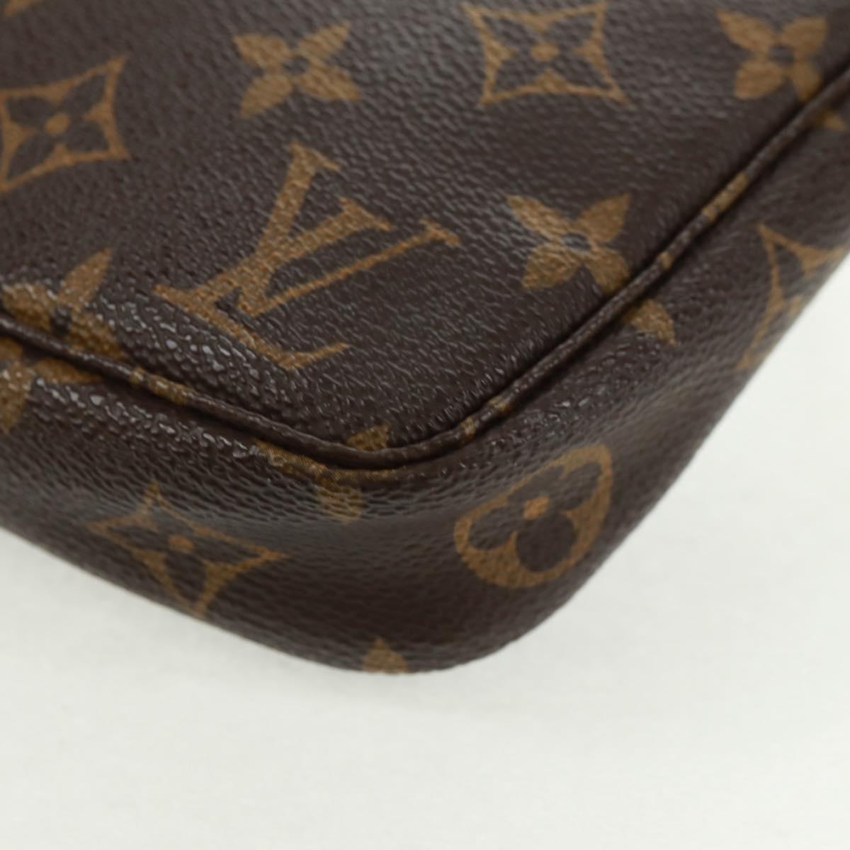 LOUIS VUITTON Monogram Pochette Accessoires Pouch M51980 LV Auth 168445