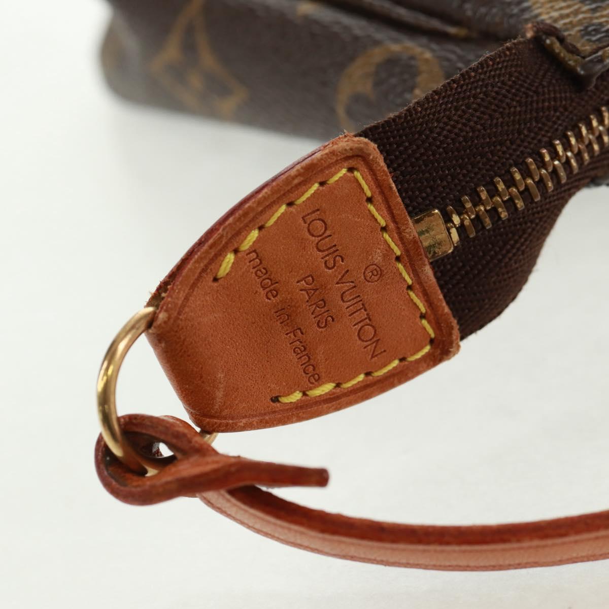 LOUIS VUITTON Monogram Pochette Accessoires Pouch M51980 LV Auth 168445