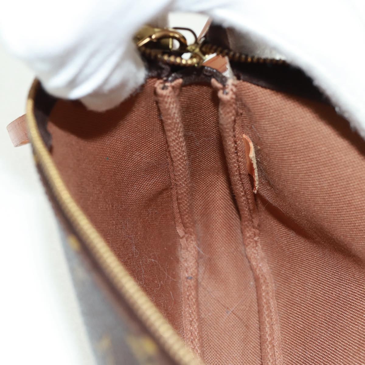 LOUIS VUITTON Monogram Pochette Accessoires Pouch M51980 LV Auth 168445