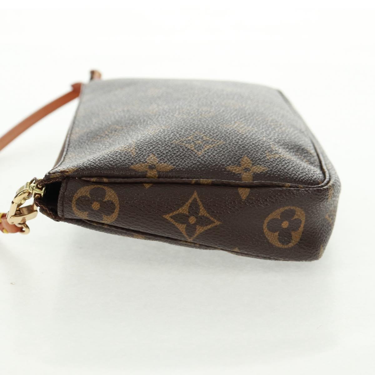 LOUIS VUITTON Monogram Pochette Accessoires Pouch M51980 LV Auth 168445